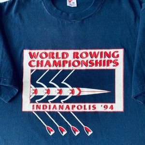 Vintage 90's WORLD Rowing Team USA Tee